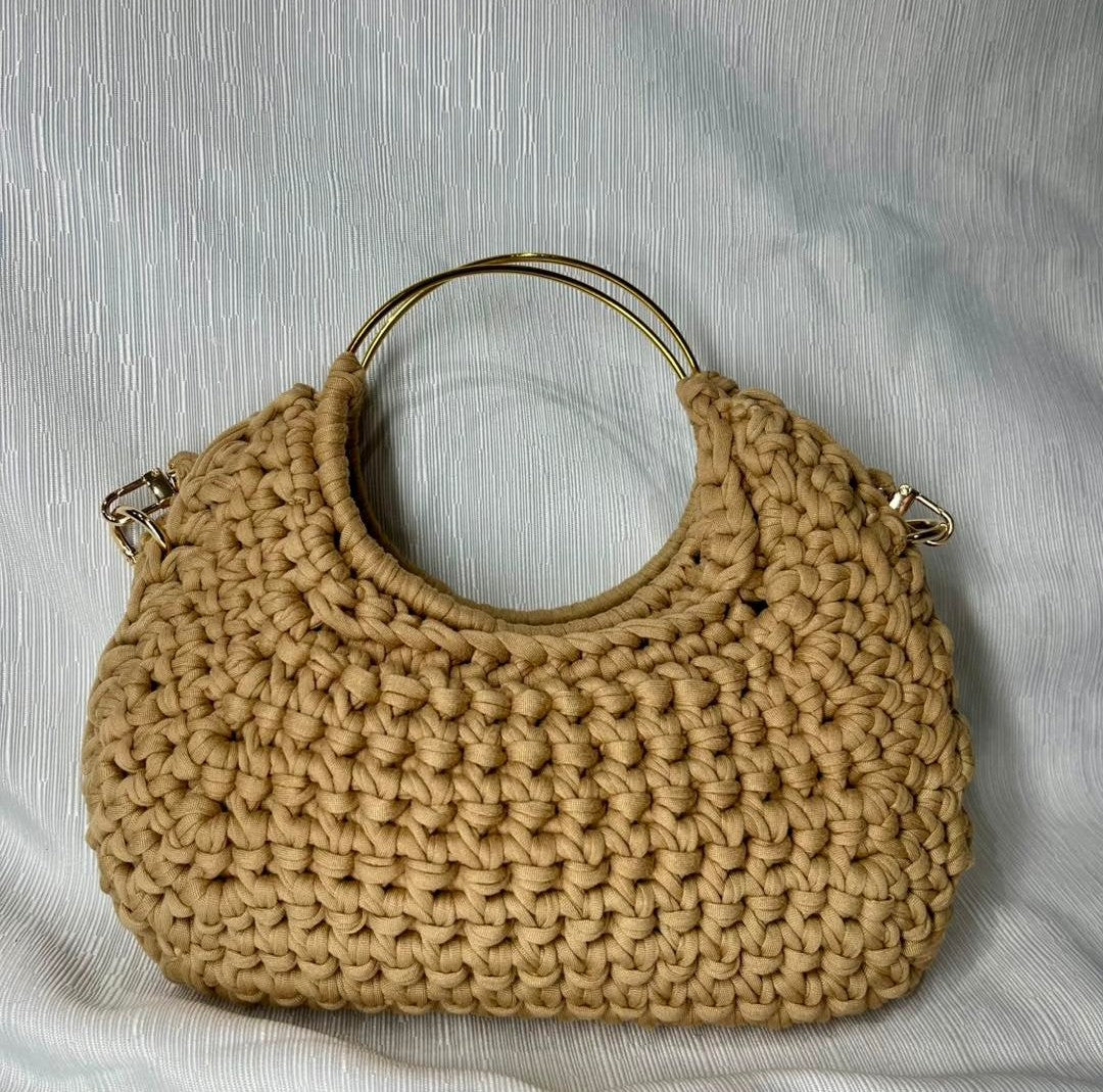 Crochet hand bag