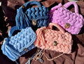 Crochet hand bag